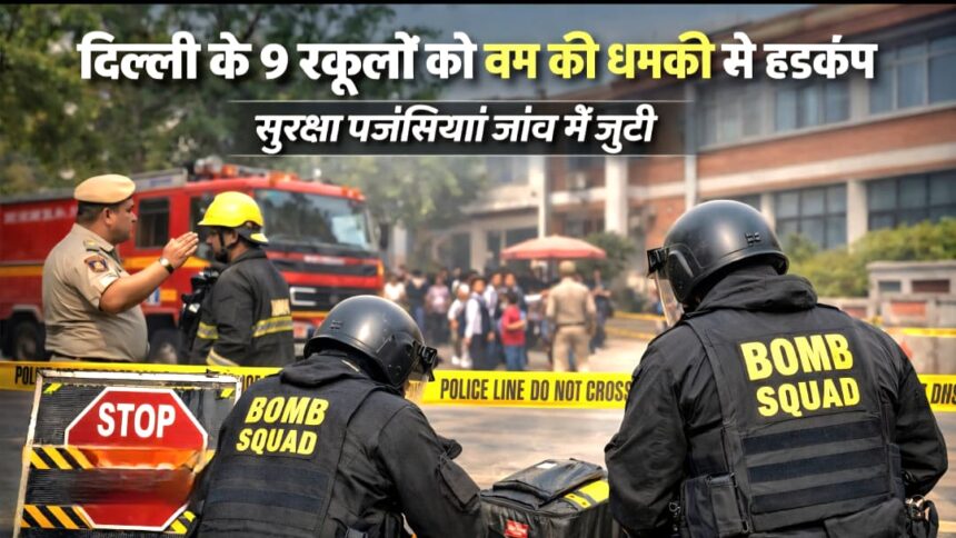 दिल्ली में बम की धमकी